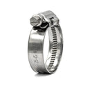 Mikalor | High Torque ASFA Worm Drive Hose Clamps | 16mm Wide | W3 | 430SS Band & 304SS Screw 25.0mm - 45.0mm (0.98-1.77in) - HCL Fasteners EU - Image 1