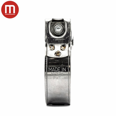 Mikalor | Supra Heavy Duty Hose Clamp | Bolt & Barrel | W2 | 430 Stainless Steel Band 17.0mm - 19.0mm (0.67-0.75in) - HCL Fasteners EU - Image 5