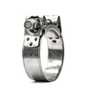 Mikalor | Supra Heavy Duty Hose Clamp | Bolt & Barrel | W2 | 430 Stainless Steel Band 17.0mm - 19.0mm (0.67-0.75in) - HCL Fasteners EU - Image 1