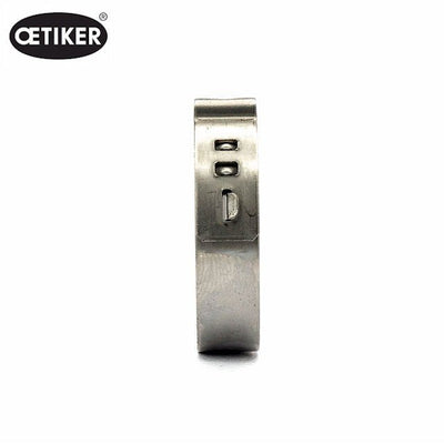 Oetiker Stepless Ear Clamp-W:7mm-Dia 48.3-51.5mm 304SS - HCL Clamping USA- STEPLESS-48.3-51.5-304SS