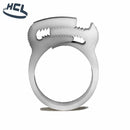 Plastic Hose Clamp - Herbie Clip - 54.8-59.4.mm - Natural - PA66-HCL Clamping UK/Europe