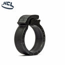 Plastic Hose Clip - Ezyclik - 10.0mm Black - PA66-HCL Clamping UK/Europe