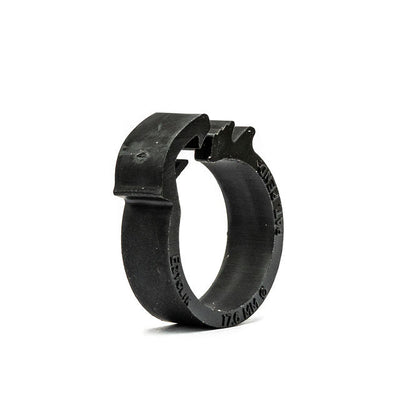 Plastic Hose Clip - Ezyclik - 36.5mm Black - PA66-HCL Clamping UK/Europe