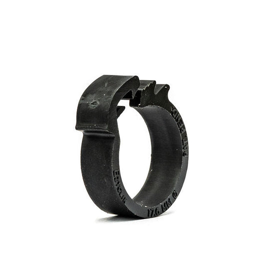 Plastic Hose Clip - Ezyclik - 8.9mm Black - PA66-HCL Clamping UK/Europe