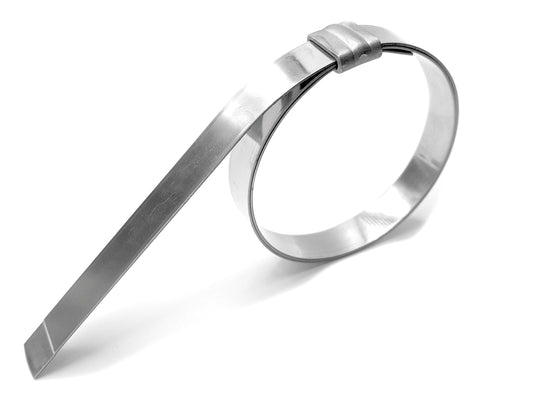 Preformed Band Clamp - 201SS - W: 9.5mm - Max Dia: 20.6mm-HCL Clamping UK/Europe