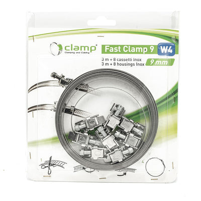 Quick Release Hose Clamp Kit - 304SS - 3m Band & 8 Screws-HCL Clamping UK/Europe