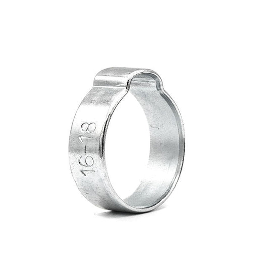 Single Ear Hose Clamp - 12-14mm - Zinc Plated Steel-HCL Clamping UK/Europe