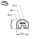 Smart Protector 100 - Cable Protector & Holder - PA12-HCL Clamping UK/Europe