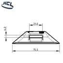 Smart Protector 100 - Cable Protector & Holder - PA12-HCL Clamping UK/Europe