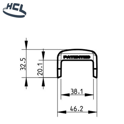 Smart Protector 400-3820 - Cable Protector & Holder - PA66-HCL Clamping UK/Europe