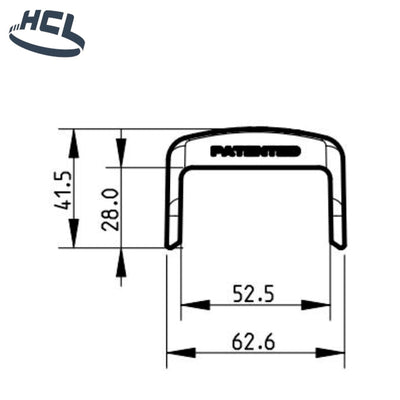 Smart Protector 400-5228 - Cable Protector & Holder - PA12-HCL Clamping UK/Europe