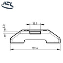 Smart Protector 400-5228 - Cable Protector & Holder - PA12-HCL Clamping UK/Europe