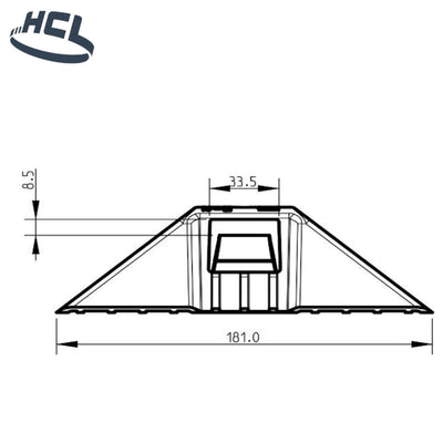 Smart Protector 500-3338 - Cable Protector & Holder - PA66-HCL Clamping UK/Europe