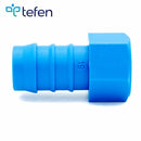 Tefen PA66 Blue BSPT 1/2" Female Connector - Fits 19mm Hose ID-HCL Clamping UK/Europe