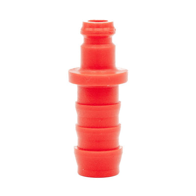 Tefen PA66 Red Plug - Hose Connector - 10mm Tube ID-HCL Clamping UK/Europe