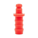 Tefen PA66 Red Plug - Hose Connector - 5mm Tube ID-HCL Clamping UK/Europe