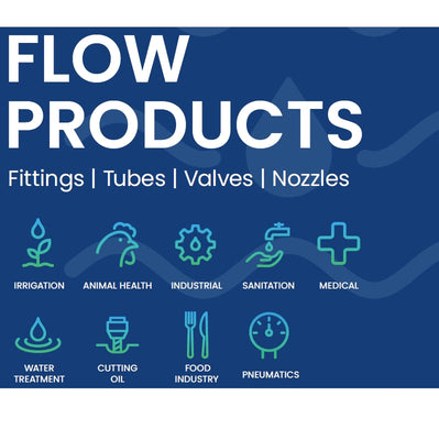 Tefen PVDF Reducing Hose Conn White Fits 14 & 12mm Hose ID-HCL Clamping UK/Europe